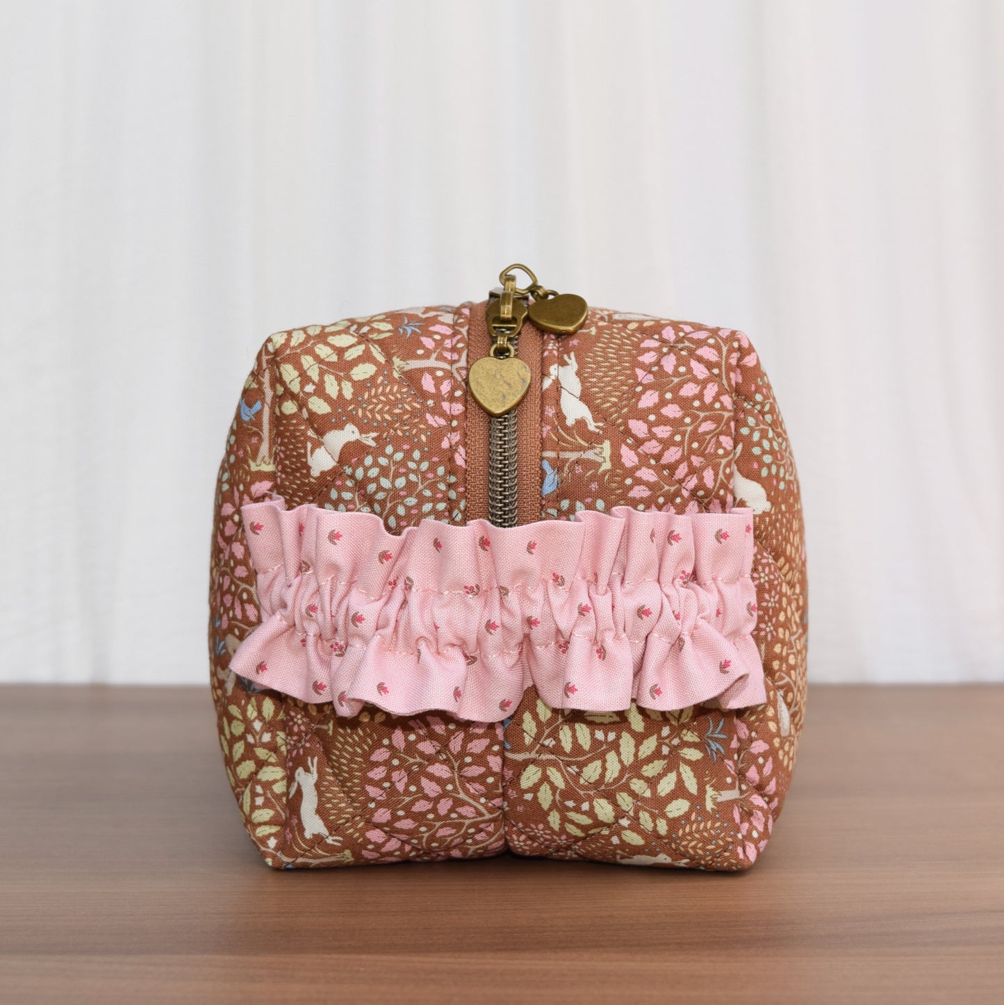 Large Premium Gracie Scrunch Box Bag Sample - Sanctuary in Caramel