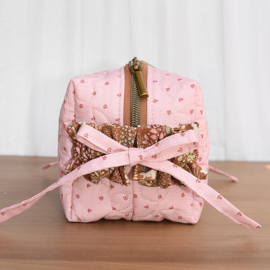 Medium Premium Gracie Bow Box Bag Sample - French Market in Pink