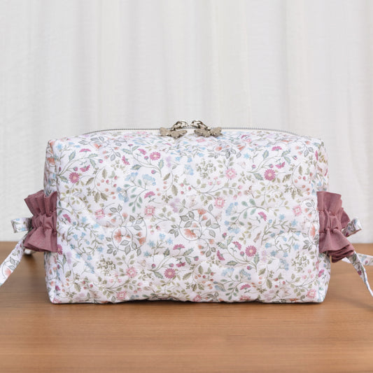 Large Premium Gracie Bow Box Bag Sample - Woodland Heart Cream