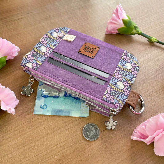 Jane Card Wallet Sample - Sanctuary Cottonfield Eggplant