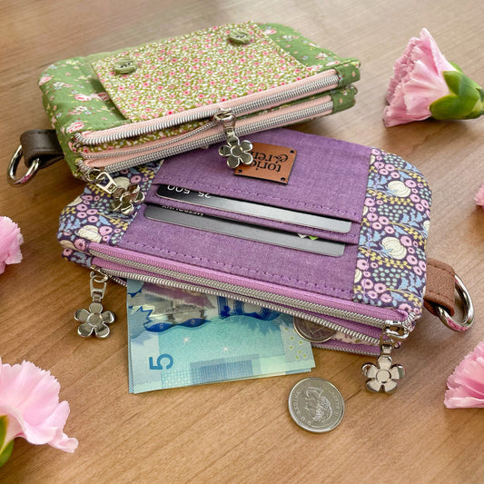 Jane Card Wallet Sample - Gracie Green