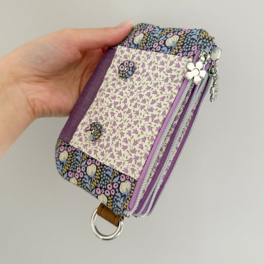 Jane Card Wallet Sample - Sanctuary Cottonfield Eggplant