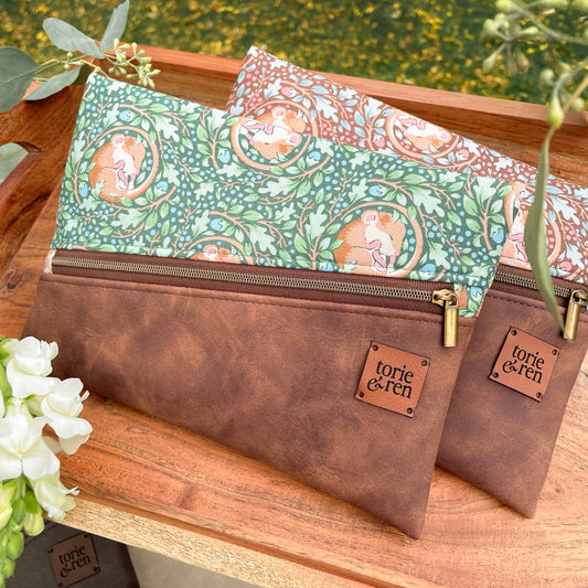 Diagonal Zipper Pouch Sample - Hibernation Slumbermouse Lafayette