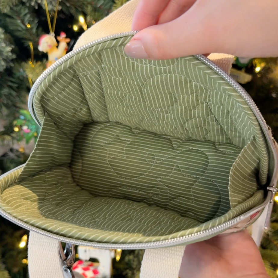 Patchwork Cornelia Crossbody Sample - Rare Limited Edition Tilda Merry Little Christmas